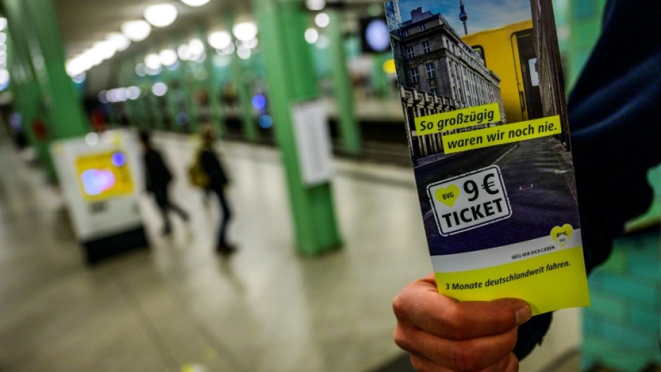 The 9-euro monthly transport pass over the summer was a huge hit with Germans struggling with rising prices