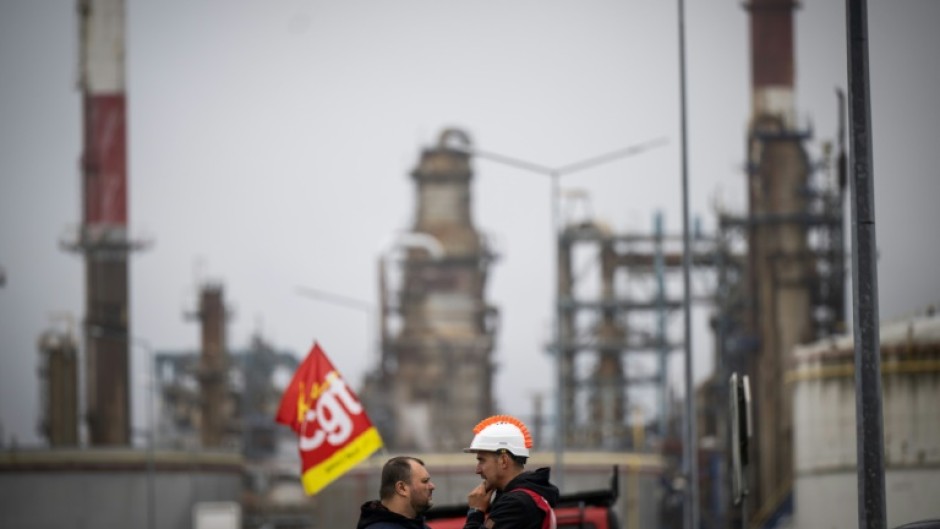 Workers are striking at five TotalEnergies sites across France