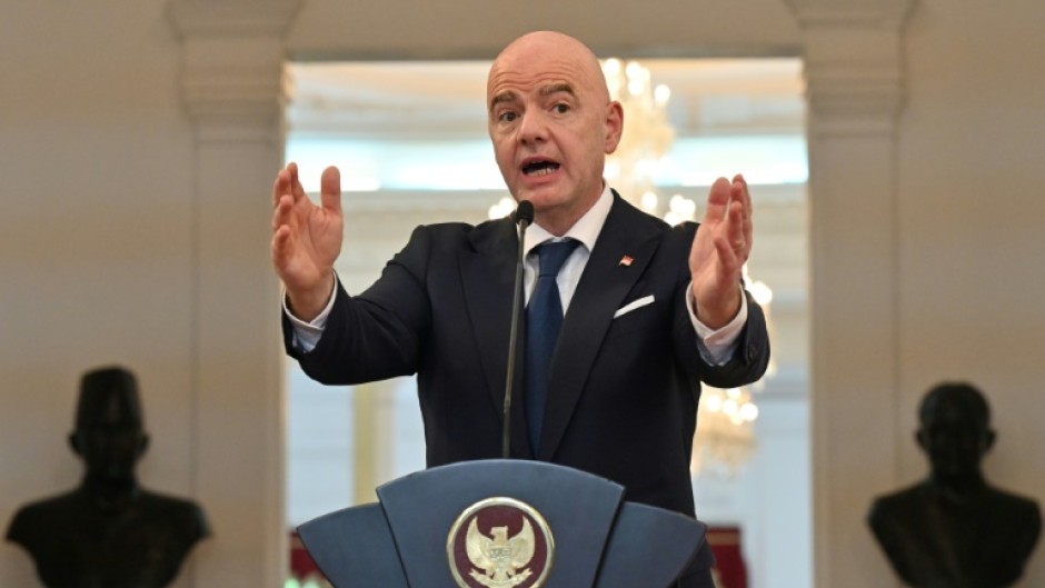 Gianni Infantino vowed to help the Indonesian government "reform and transform" the country's football