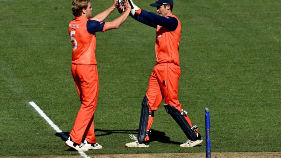 The Netherlands restricted Namibia to 121-6 
