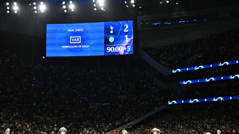 Tottenham were denied a late Harry Kane winner by VAR