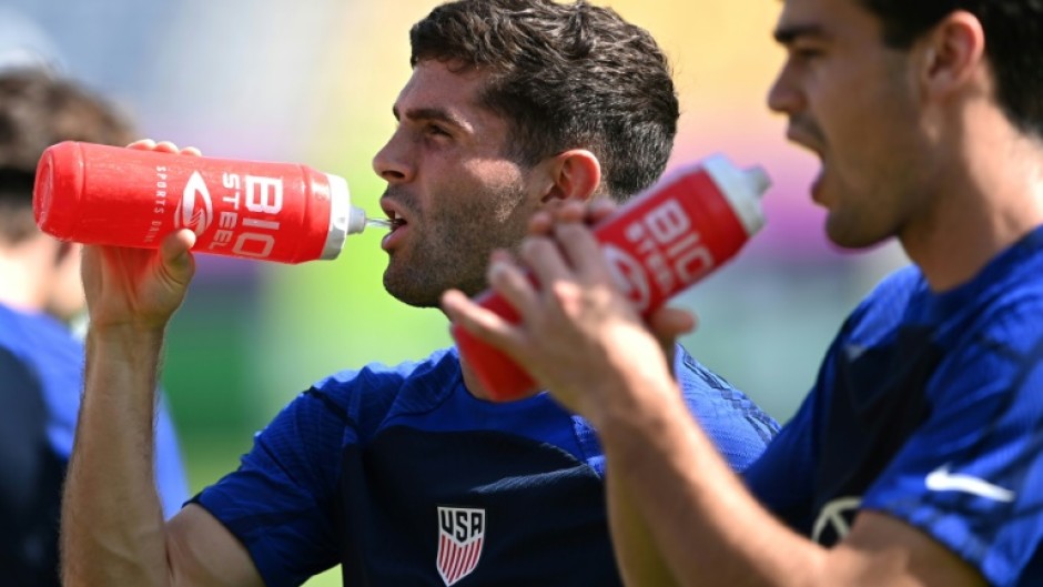 Christian Pulisic (L) aims to change negative perceptions of American soccer at the World Cup