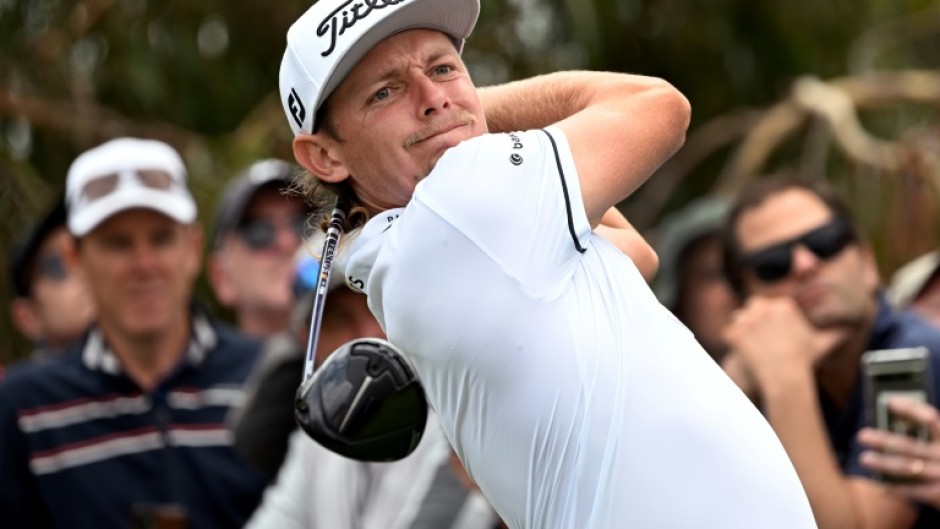 World number three Cameron Smith struggled in the opening round of the Australian Open on Thursday