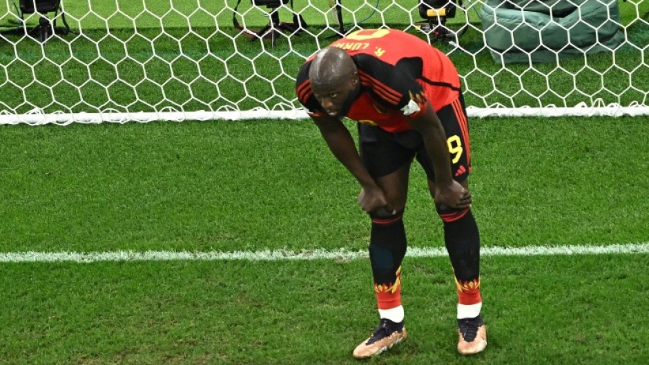 Romelu Lukaku missed several golden chances as Belgium were knocked out of the World Cup