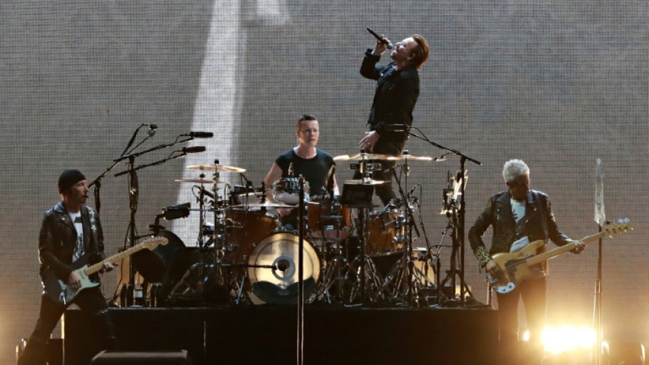 Irish rock band U2 has sold some 170 million albums worldwide