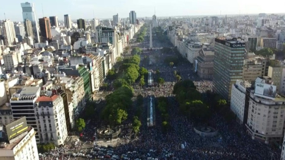 World Cup winners back on Argentine soil