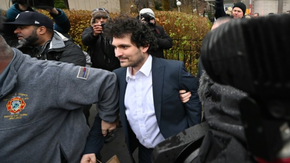 FTX founder Sam Bankman-Fried leaves court following his arraignment in New York City