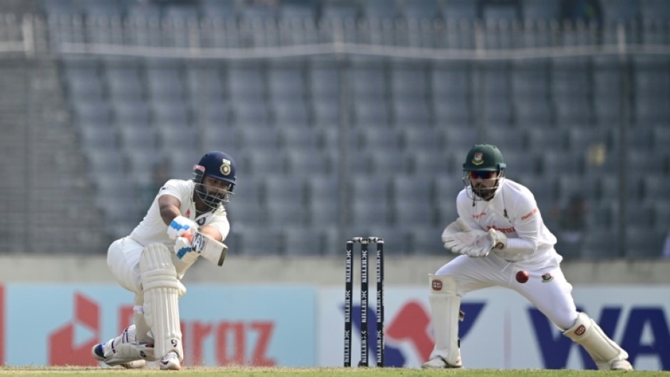 Rishabh Pant's aggressive innings put India back on  track in the second Test against Bangladesh