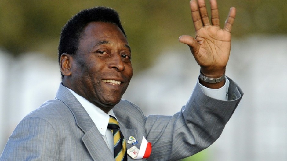 Football legend Pele, pictured in 2009, was in hospital over Christmas undergoing treatment for colon cancer