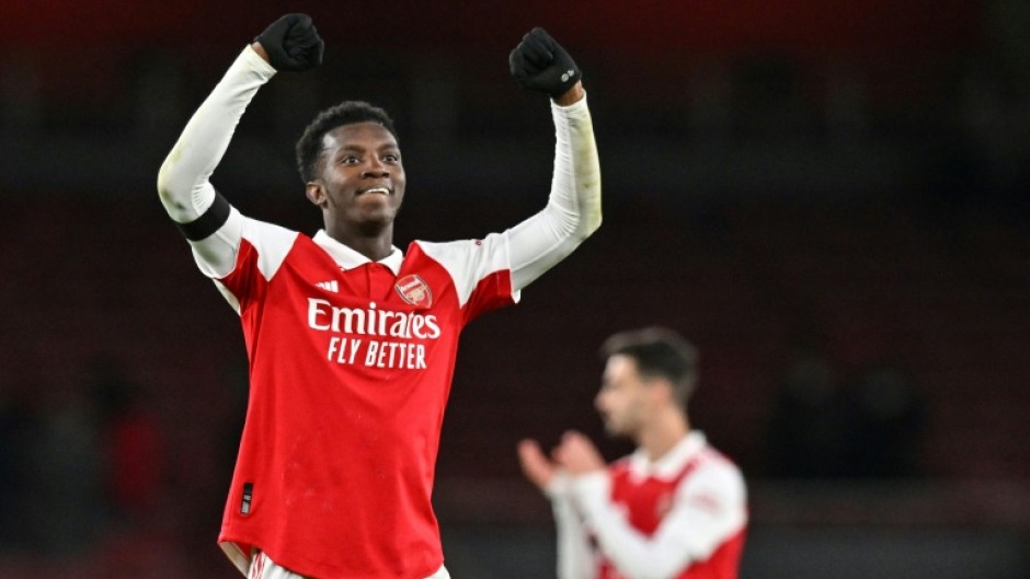 Arsenal striker Eddie Nketiah