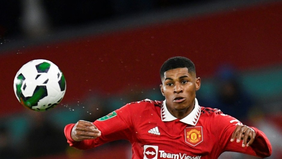 Manchester United striker Marcus Rashford 
