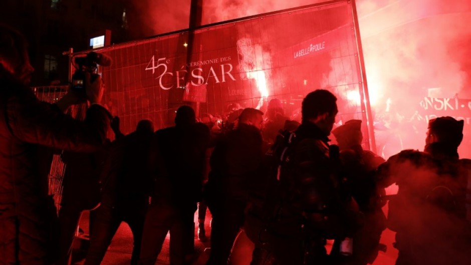 There was a large protest outside the Cesar Awards in 2020 over the nomination of Roman Polanski