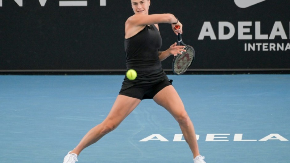Belarus' Aryna Sabalenka is into the Adelaide International quarter-finals