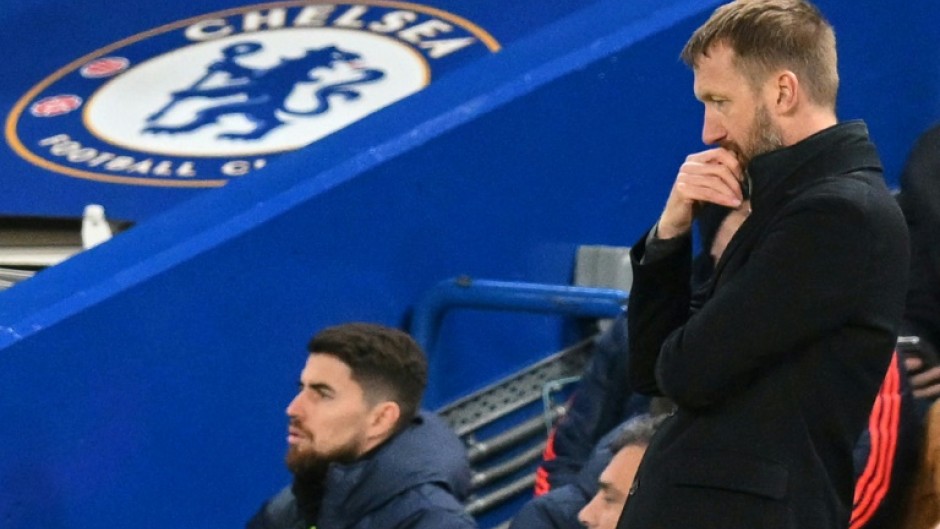 Chelsea boss Graham Potter (right) 