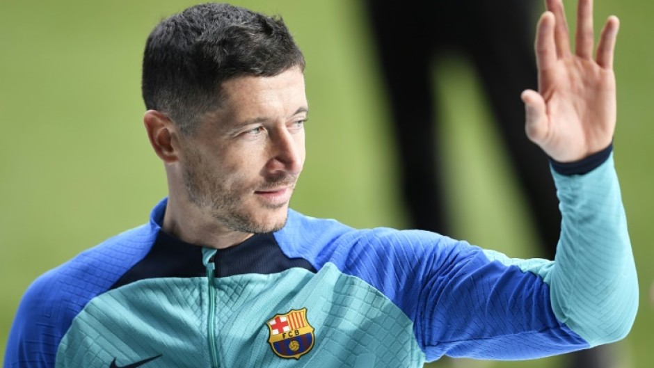 Barcelona's Polish forward Robert Lewandowski has been suspended for three games
