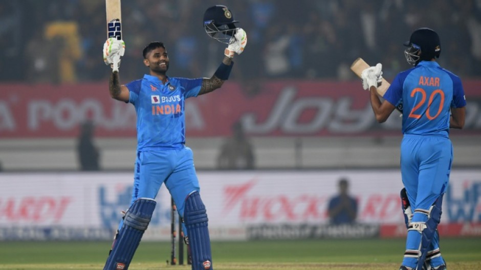 Twenty20 sensation Suryakumar Yadav smashed an unbeaten 112 off 51 balls to fire India to 228-5 in the third and deciding match against Sri Lanka on Saturday