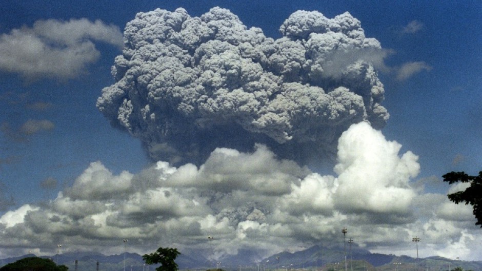 The violent 1991 eruption of Mount Pinatubo in the Philippines -- which spewed millions of tonnes of dust and debris -- lowered global temperatures for about a year.