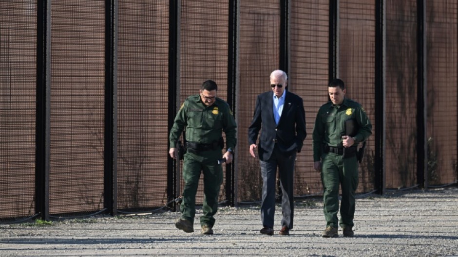 US President Joe Biden made his first trip to the Mexico border since taking office