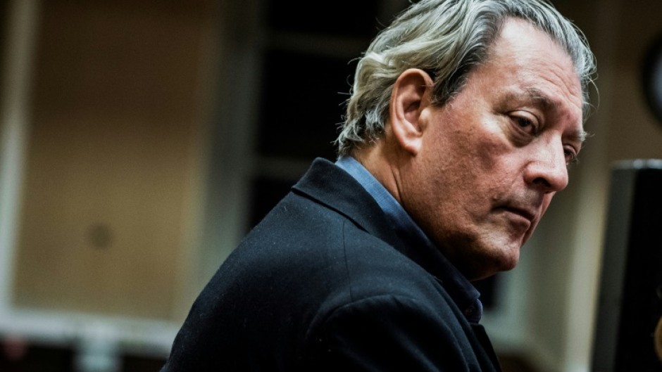 US writer Paul Auster, seen here in 2018, is addressing the American gun violence epidemic
