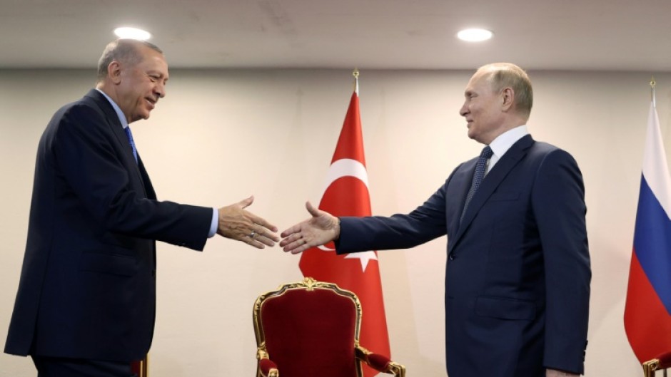 Turkish President Recep Tayyip Erdogan has maintained good relations with Russia's Vladimir Putin