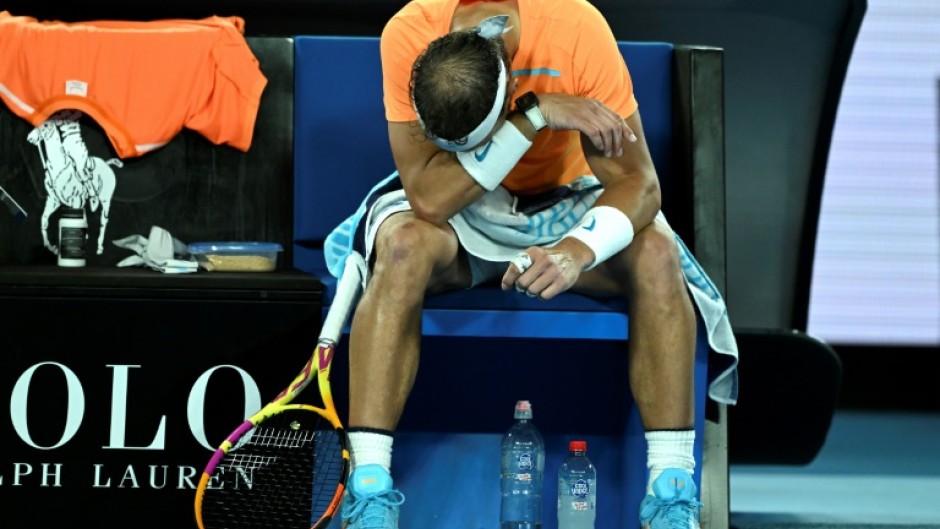 Rafael Nadal was knocked out of the Australian Open in round two