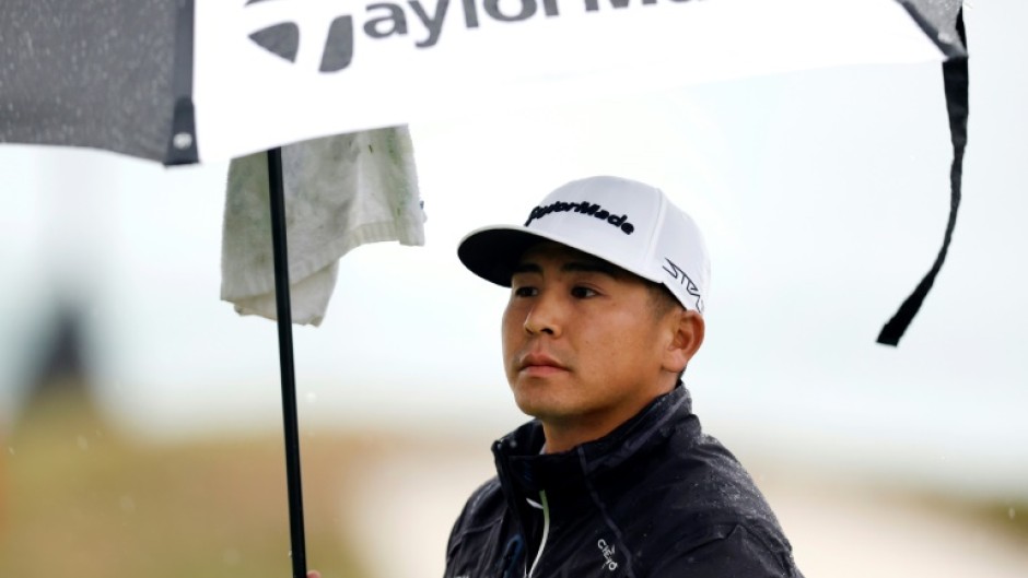 American Kurt Kitayama holds the halfway lead in the US PGA Tour Pebble Beach Pro-Am