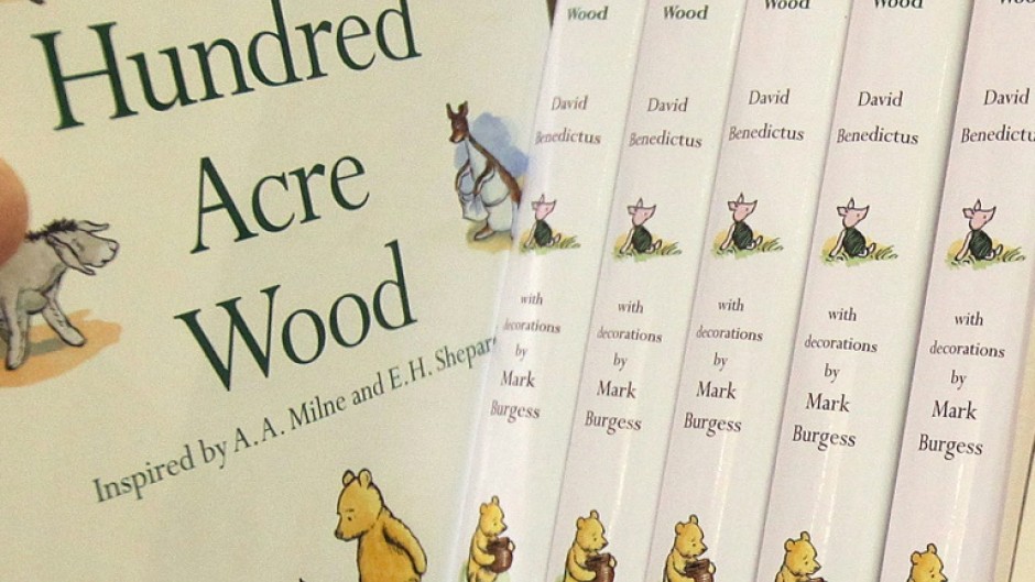 The characters of Winnie-the-Pooh were originally created by A.A. Milne and illustrated by E.H. Shepard