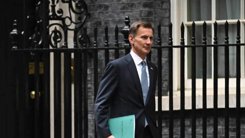 British finance minister Jeremy Hunt says the UK economy is 'more resilient than many feared'