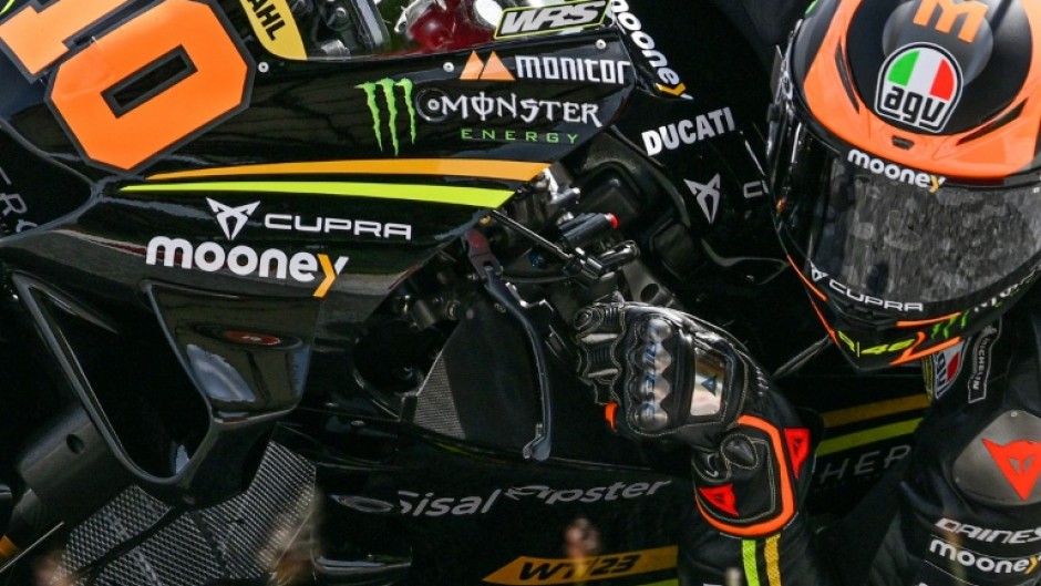 Italian rider Luca Marini takes a corner during the last day of the pre-season MotoGP winter test at the Sepang International Circuit in Malaysia