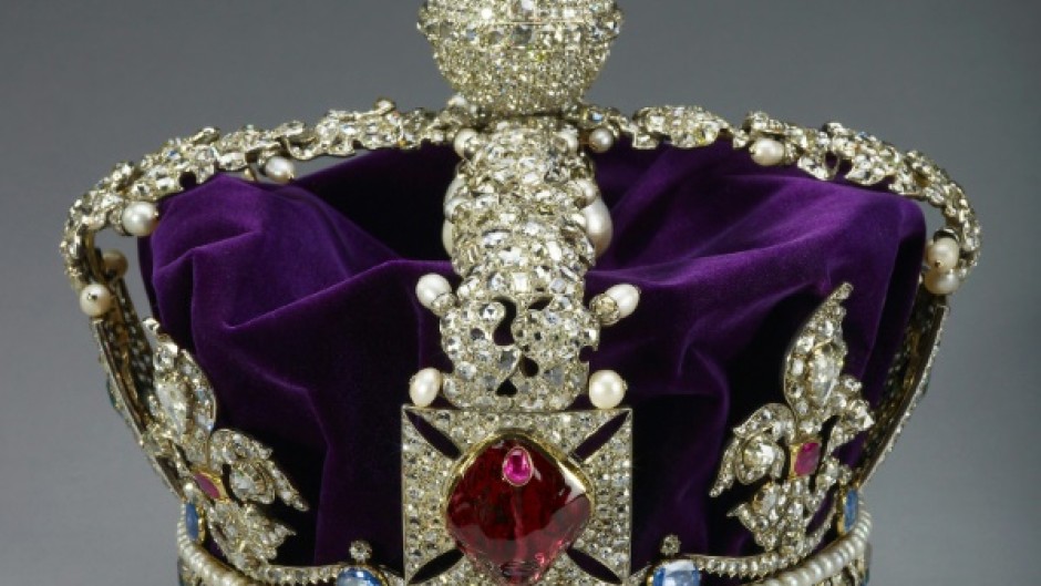 The St Edward's Crown is set with more than 2,000 diamonds