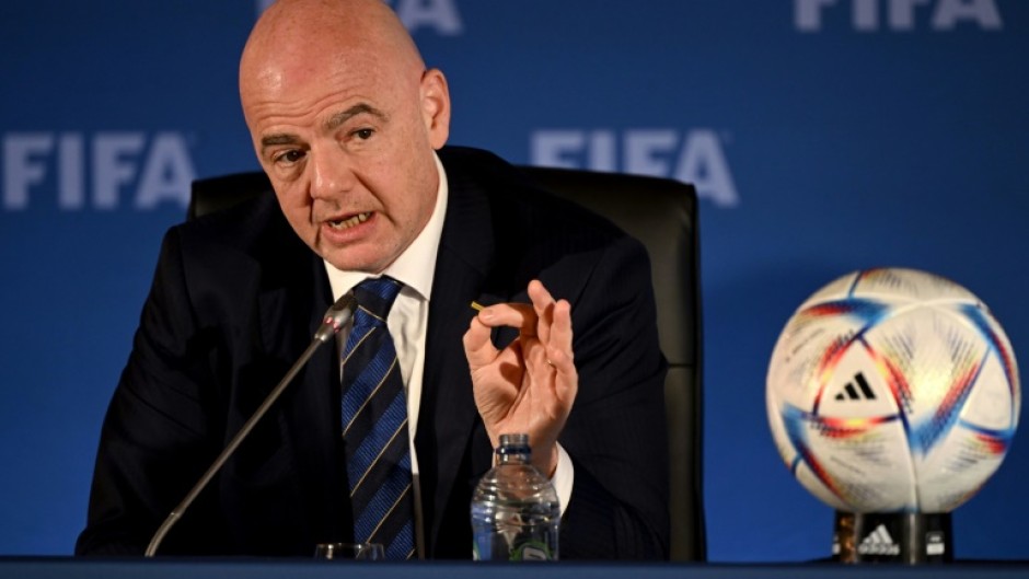 Gianni Infantino was unopposed in the election and remains head of world football's governing body