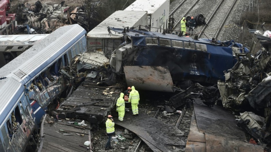 A total of 57 people died after two trains collided on the same line in central Greece on February 28 