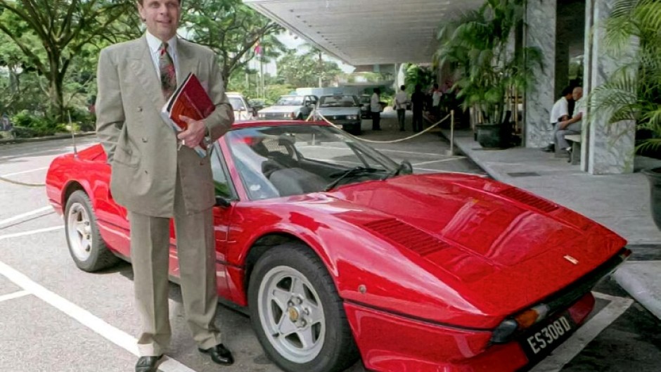 Finnish businessman Thomas Zilliacus, pictured in Singapore in 1995, has entered the running to buy Manchester United 