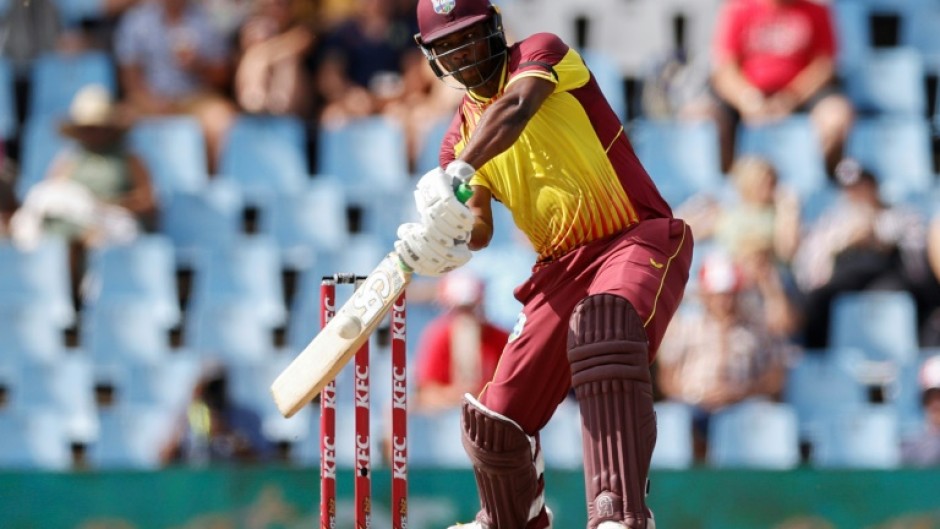 Johnson Charles hit 11 sixes and 10 fours in his 39-ball century for West Indies against South Africa
