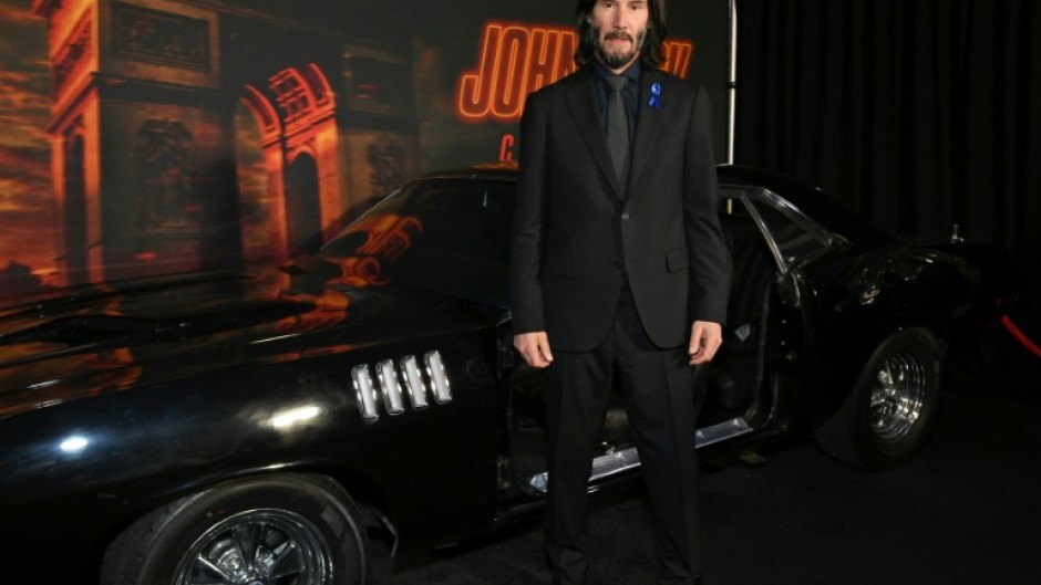Actor Keanu Reeves attends the Hollywood premiere of 'John Wick: Chapter 4' on March 20, 2023 