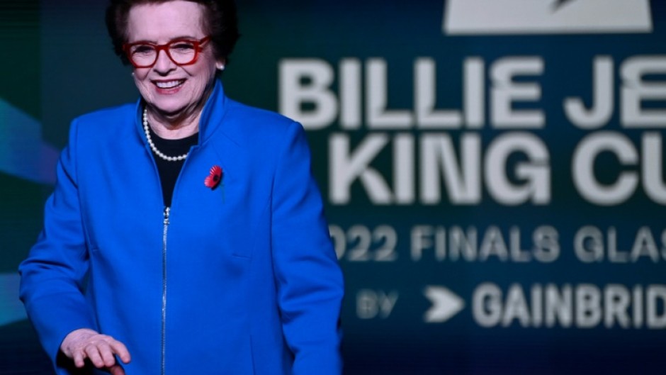 US tennis legend Billie Jean King