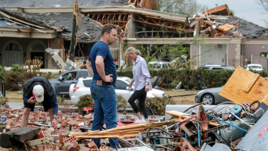 A major storm system crossing over the central United States produced a tornado which touched down in Little Rock, Arkansas on Friday, March 31, 2023