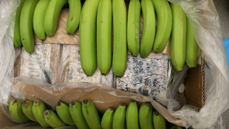 Traffickers often try to stash drugs in crates of bananas and other fruits 