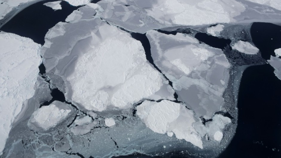 Global warming due to human-caused carbon emissions is reducing ice