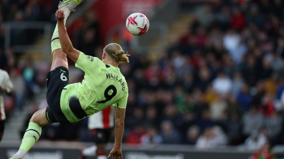 Erling Haaland starts up front for Manchester City in Tuesday's Champions League quarter-final, first leg against Bayern Munich
