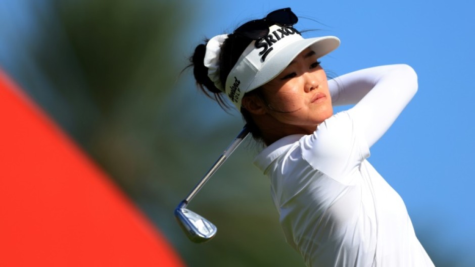 Grace Kim of Australia won the LPGA's Lotte Championship on Saturday after a three-way playoff