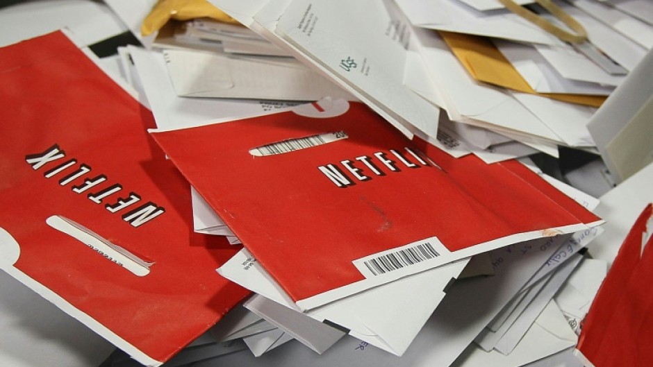 Red letter day: Netflix began its life by shipping DVDs to customers, before switching into streaming
