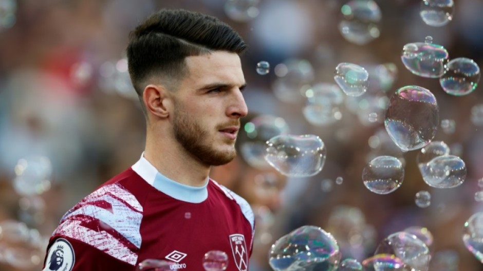 West Ham midfielder Declan Rice is unlikely to be 'blowing bubbles' next season
