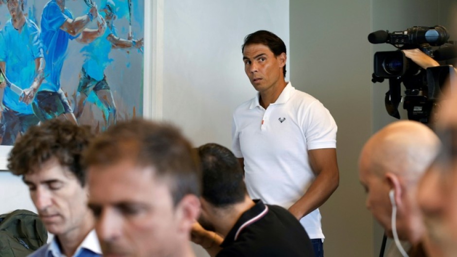 Rafael Nadal told reporters that he is not going to train for a few months in a bid to recover from injury