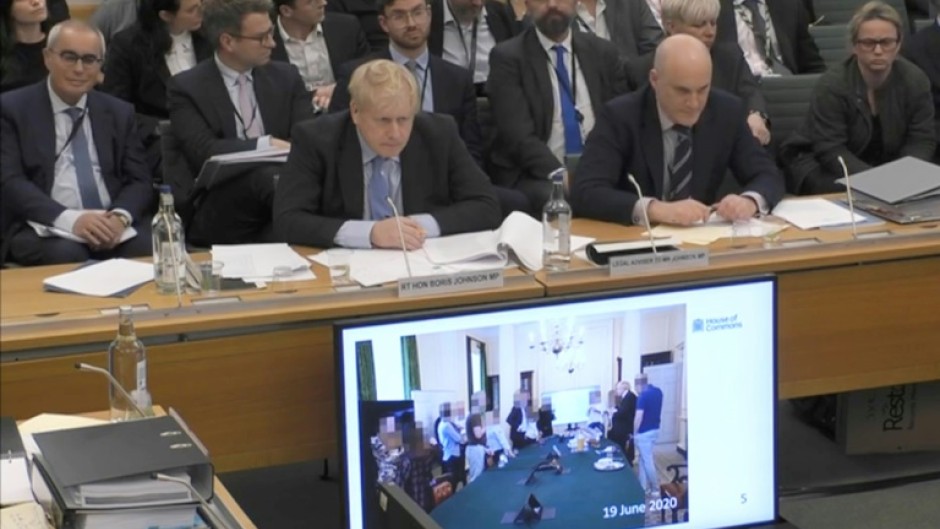 Johnson is still being investigated by parliament's Privileges Committee over whether he lied to MPs about 'Partygate'