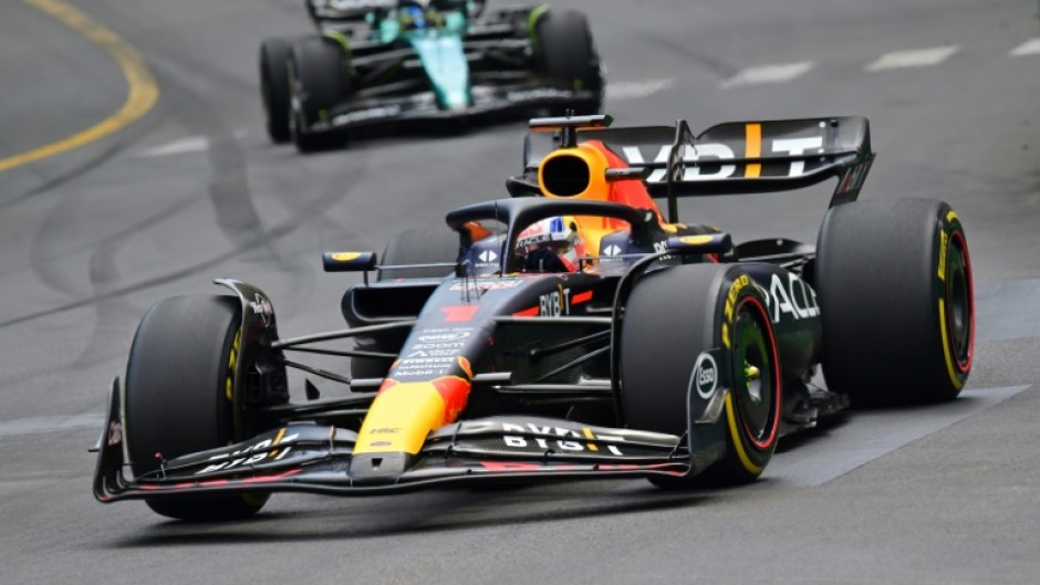 Waiting game: Fernando Alonso said he is prepared to follow Max Verstappen's Red Bull and watch for a  chance 