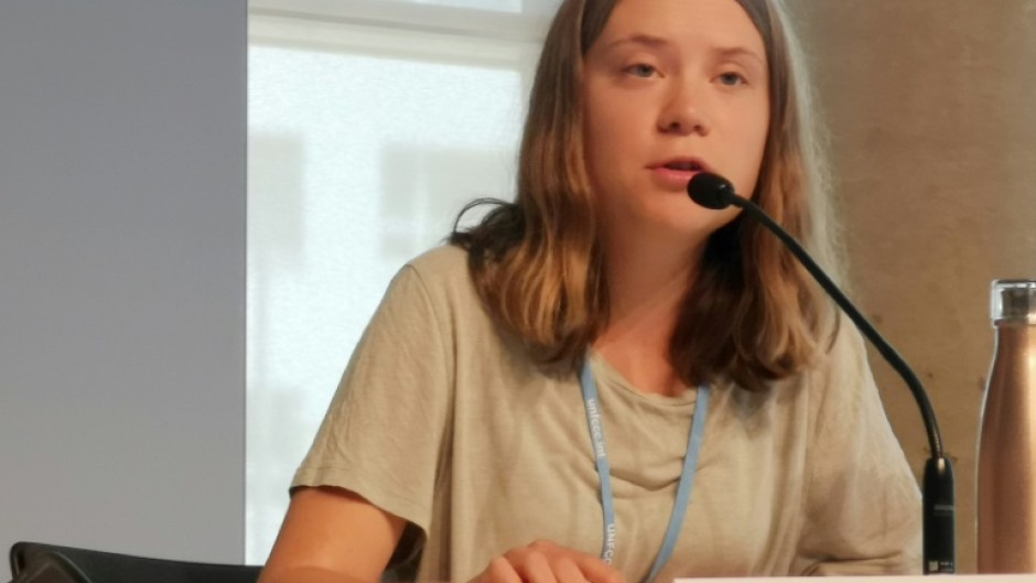 Swedish climate activist Greta Thunberg warned this week that failure to end use of fossil fuels will be a "death sentence" to millions worldwide