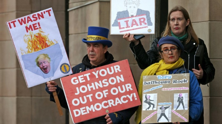 'Partygate' and a string of other scandals caused outrage and forced Johnson to resign last July