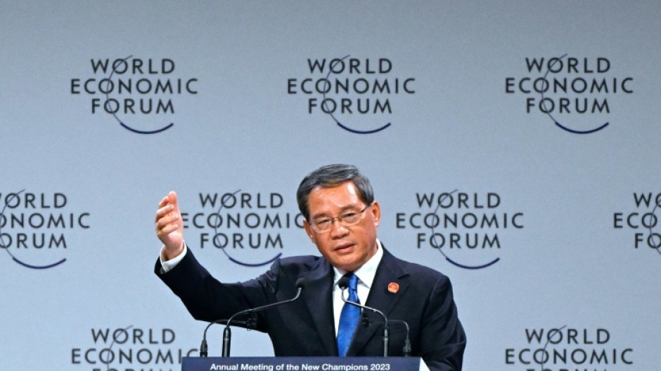 The World Economic Forum is being held in the port city of Tianjin