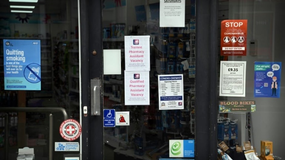 The UK's unemployment rate was back at four percent for the first time since the start of 2022